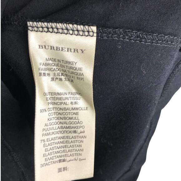 Burberry Brit Top Womens Size XS Scoop Neck Plaid Three-Quarter Sleeve V-Neck - Picture 7 of 8